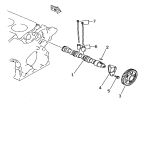 YM119260-14580 / 119260-14580 Распредвал Komatsu 3D68 / Yanmar 3TNE68 